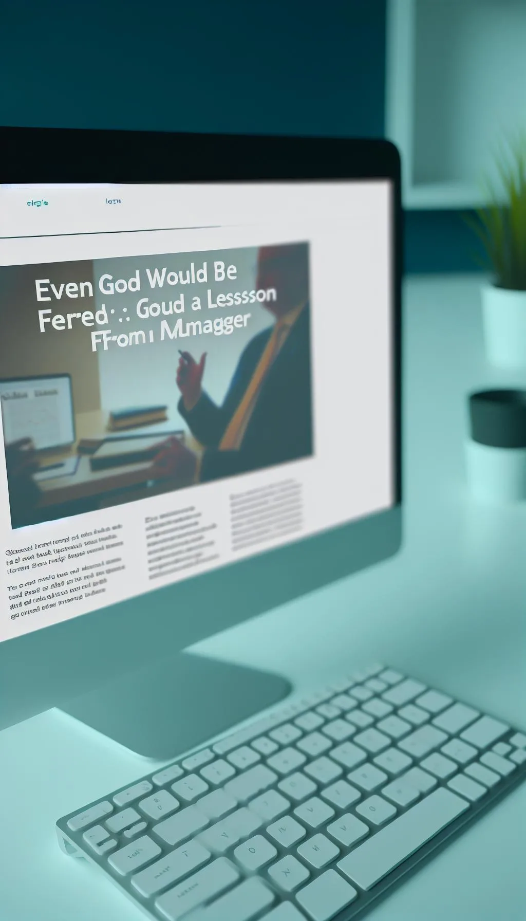 Até Deus Seria Demitido: A Lição de um Gestor sobre a Importância de Investir em Empresas de Alta Qualidade no Longo Prazo