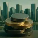 Composição editorial sobre a força do real brasileiro no mercado global de câmbio.