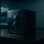 Cena editorial sofisticada com arquitetura de Brasília e um bloco de vidro escuro central sobre mesa financeira, sugerindo capitalização, liquidez e pressão sobre contas públicas.