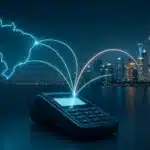 Imagem editorial sobre a expansão internacional da Ebanx e a exportação de infraestrutura de pagamentos a partir do Brasil