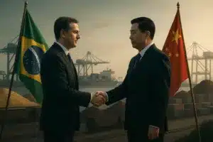 Brasil amplia comércio com a China em meio à guerra tarifária dos Estados Unidos